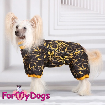 For My Dogs Overal BLACK AND YELLOW