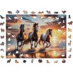 Wooden City - Puzzle Wild Horses on the Beach wooden - 4 000 piese