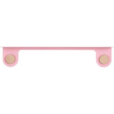 Gazzda Hook police růžová 70 cm, 13 cm, 16 cm