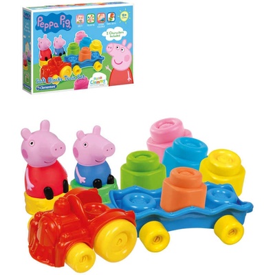 Clemmy baby Peppa Pig vláček s kostkami – Zboží Dáma