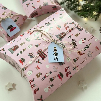 Be Nice EKO Krabička velká- Anglická pohádka (růžová)