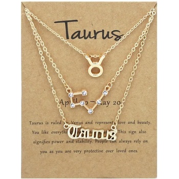 HARAHU Комплект колиета зодиакален знак - Телец kp38789 (38789)