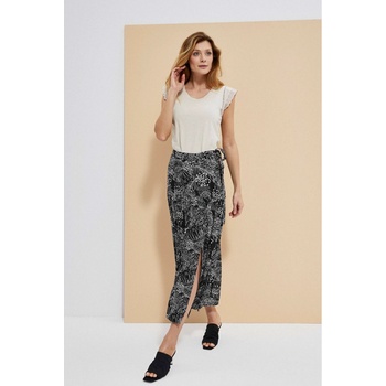 Moodo Бяло-черна дамска шарена пола Moodo Moodo | Cheren | ЖЕНИ | XS