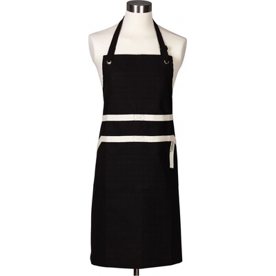 Le Creuset Kuchyňská zástěra černá