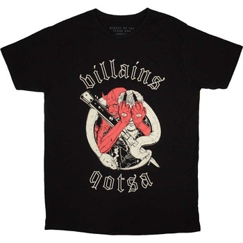 Queens Of The Stone Age Риза Villains Unisex Black M (QOTSATS35MB02)