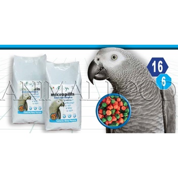 Micropills Grey Parrots 2,5 kg