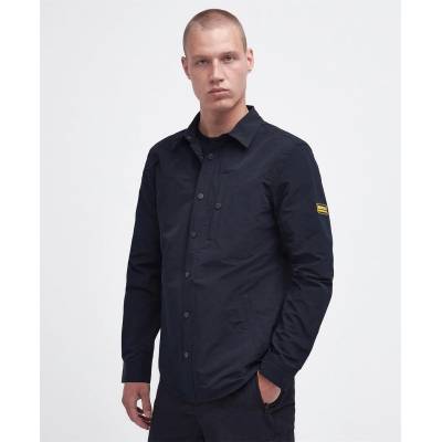 Barbour International Риза с дълъг ръкав Barbour International Men's Link Long Sleeve Tailored Fit Overshirt - Black