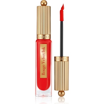 Bourjois Rouge Velvet Ink течно червило с матиращ ефект цвят 08 Coquelic Hot 3.5ml