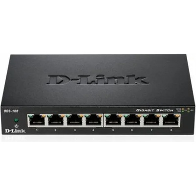 8-Port Gigabit Ethernet Metal Housing Unmanaged Switch (DGS-108GL)