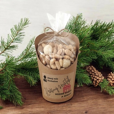 Nutworld Slaný Mix Exclusive v celofánku a kelímku K svátku 180 g