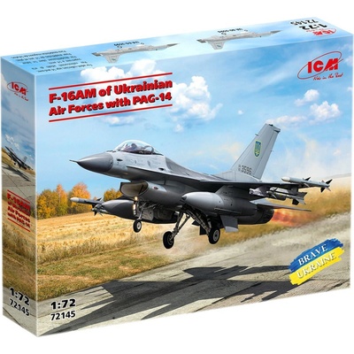 ICM F-16AM of Ukrainian Air Forces with PAG-14 1:72