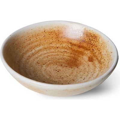 HKLIVING Rustikálne béžová porcelánová mištička Chef 9 x 3 cm 50 ml
