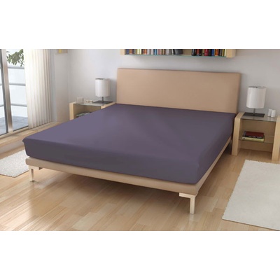 Polášek Jersey plachta bavlna oceľovo šedá180x200 155g