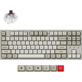 Keychron C1 Pro 8K QMK - Super Brown Switch (C1PX-M3)