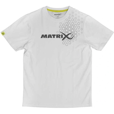 Matrix Hex Print T-Shirt White