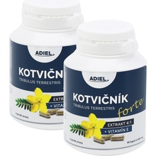 Adiel Kotvičník zemní FORTE s vitamínem E 2 x 90 kapslí