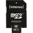 Intenso microSDHC 16GB class 10 3413470
