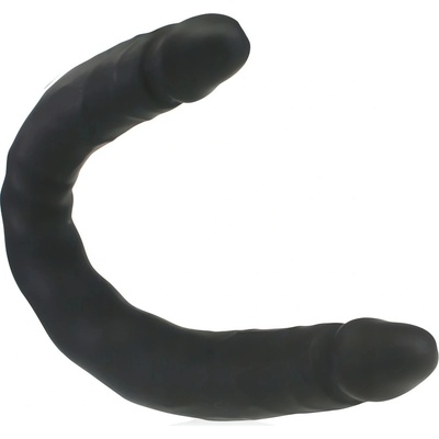 Sensual D15 Realistické dvojité dildo pro páry 30 cm černé