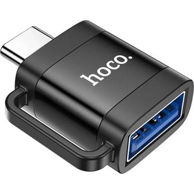 hoco. Адаптер HOCO USB гнездо - Type-C, OTG, ЧЕРЕН UA31C_B (UA31C_B)