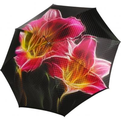 Doppler MANUFAKTUR Elegance Boheme Flora dámský luxusní deštník s potiskem květů 12019-105-69