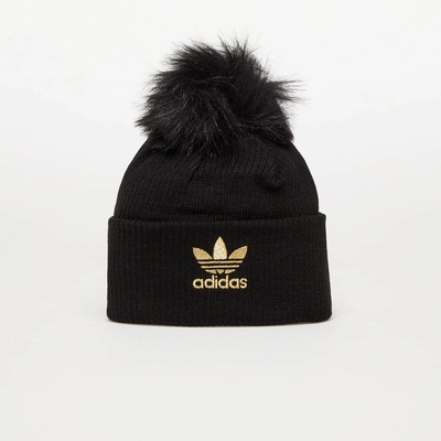adidas Originals W Fur Pom Beani černá – Zboží Dáma