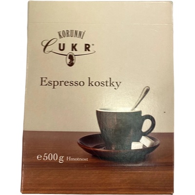 Korunní cukr Espresso kostky 500 g