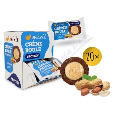Mixit Créme boule Proteinová Peanut butter 20 x 30 g