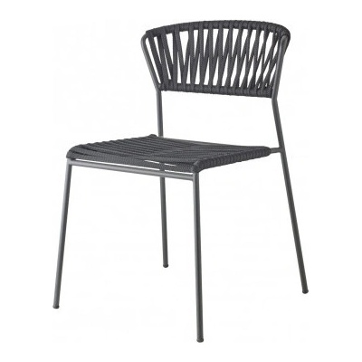 Scab Židle LISA FILÓ antracit PVC výplet SCAB N81 - antracit