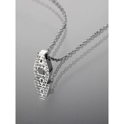 Prosperk Řetízek z chirurgické oceli s písmenkem A S5129