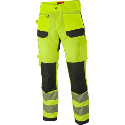 Bennon pánske strečové reflexné montérky Erebos Class 2 Hi Vis HV žltá