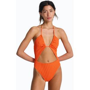 Billabong Дамски цял бански костюм Billabong Summer High Salty One Piece fushion orange