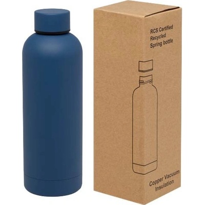 Spring RCS certifikovaná měděná vakuově izolovaná láhev 500 ml Akvamarínová