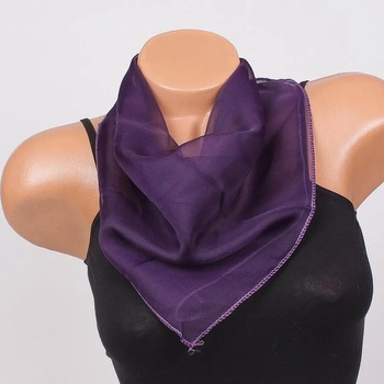 Image 1 of Стилно дамско фишу в тъмнолилав цвят