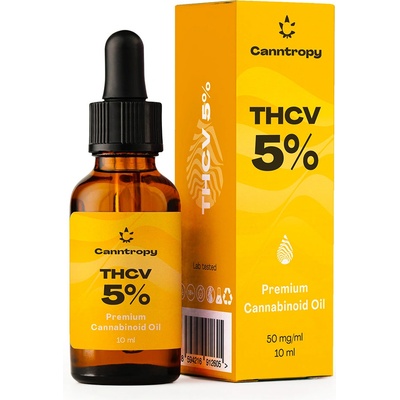 Canntropy THCV Premium Cannabinoid Oil - 5 %, 500 mg, 10 ml