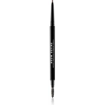 MUA Makeup Academy Brow Define прецизен молив за вежди с четка цвят Mid Brown 0, 3 гр