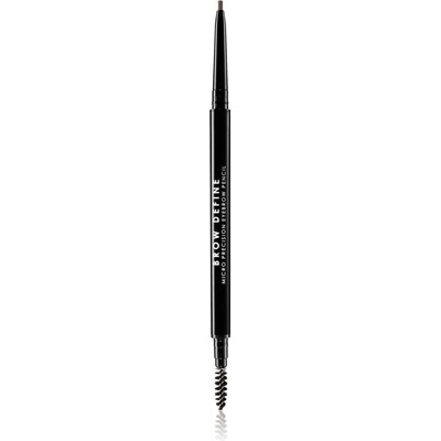 MUA Makeup Academy Brow Define прецизен молив за вежди с четка цвят Mid Brown 0, 3 гр