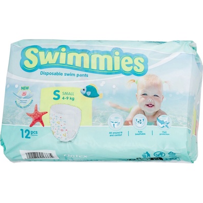 SWIMMIES S 4-9 kg 12 ks