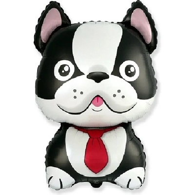 Flexmetal Фолиев балон - булдог (черен)