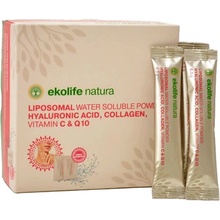 Ekolife Natura Hyaluronic Acid Collagen Vitamin C & Q10 ananas 15x6,5 g