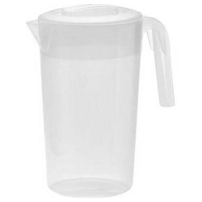 TOMGAST Džbán 2,0l kulatý, plast bílý