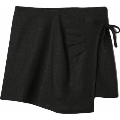 GAP dívčí kraťasová sukně V-LINEN černá