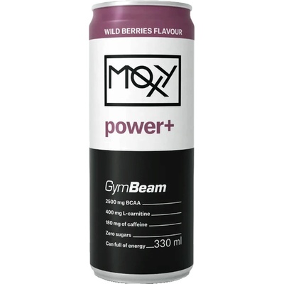 GymBeam Moxy Power+ Energy Drink 330 ml – Zboží Mobilmania