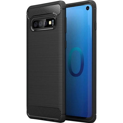 Púzdro Huawei P30 Lite karbónová textúra matná čierne