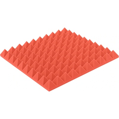 ProfiGaráž Akustický panel pyramída 50x50x5cm červená