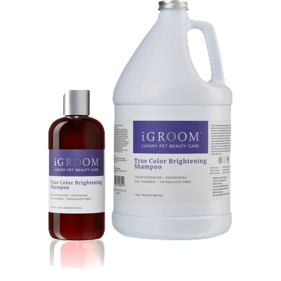 iGroom Color Brightening Shaampoo - Изсветляващ шампоан за кучета, придава блясък на матовата козина и е безопасен за всички цветове козина, 473 мл