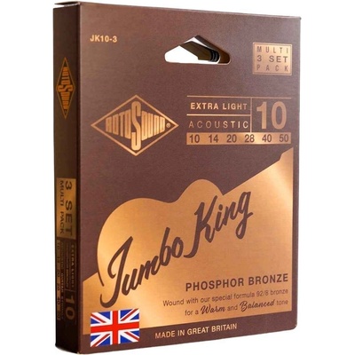 Rotosound JK10-3 Струни за акустична китара (JK10-3)