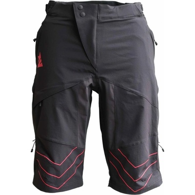Zimtstern Bulletz Short Men Pirate Black Red šedé