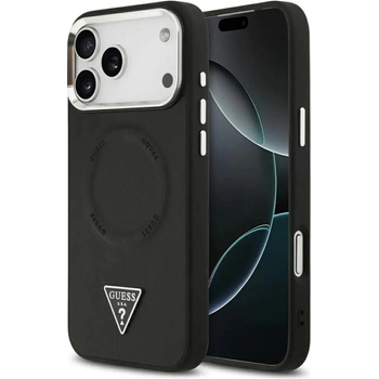 GUESS Калъф Guess Triangle Logo MagSafe за iPhone 17 Pro - черен
