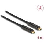 Delock Оптичен видео кабел DeLock, USB-C, 4K 60 Hz, 5m (DELOCK-84090) - itmode