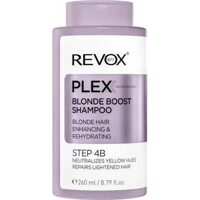 Revox PLEX Blonde Boost Shampoo Step 4B Шампоан за руса коса 260 мл